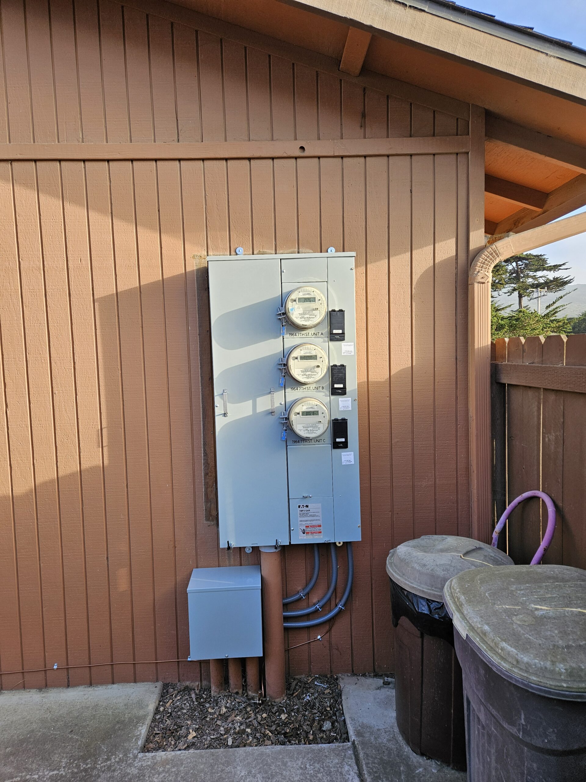 Electrical Meters on house in Templeton CA